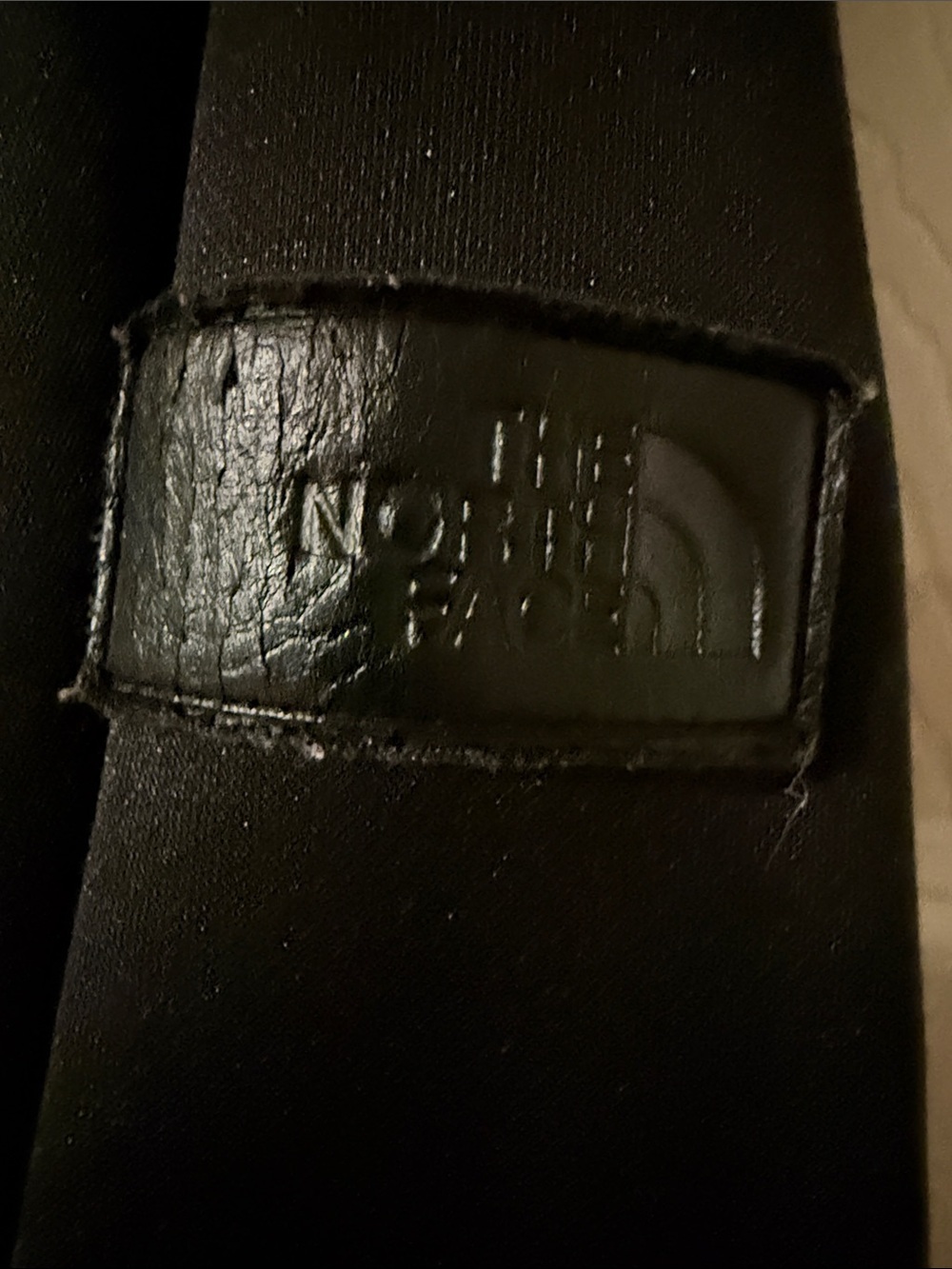 The North Face Black Jacket with White Trim - Picture 4 of 8